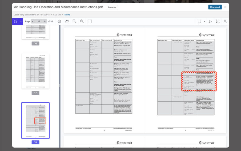 File Markups and Callouts