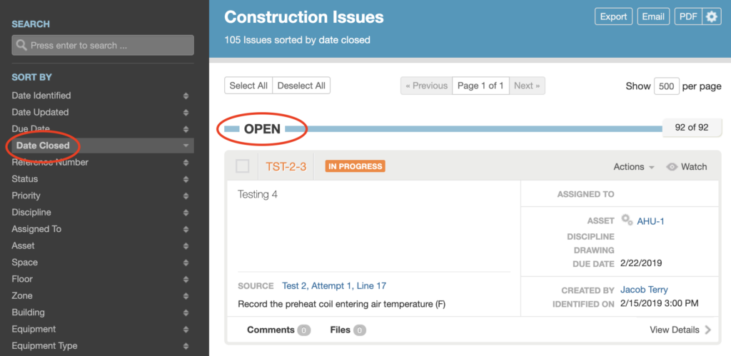 Issue Date Closed Sort - Customer Appreciation Summer Week 7