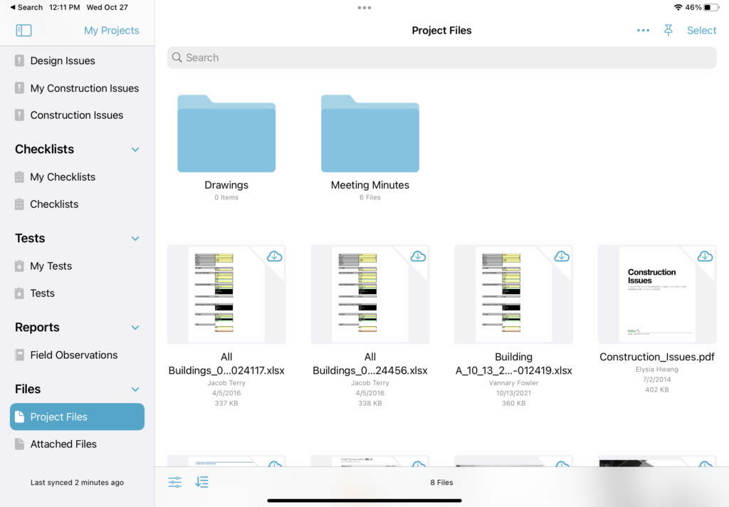 Project Files Now in the iOS App with Offline Support