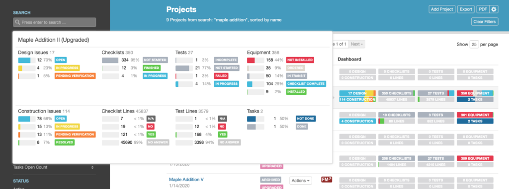 A Faster, Prettier, and Smarter Account Projects List