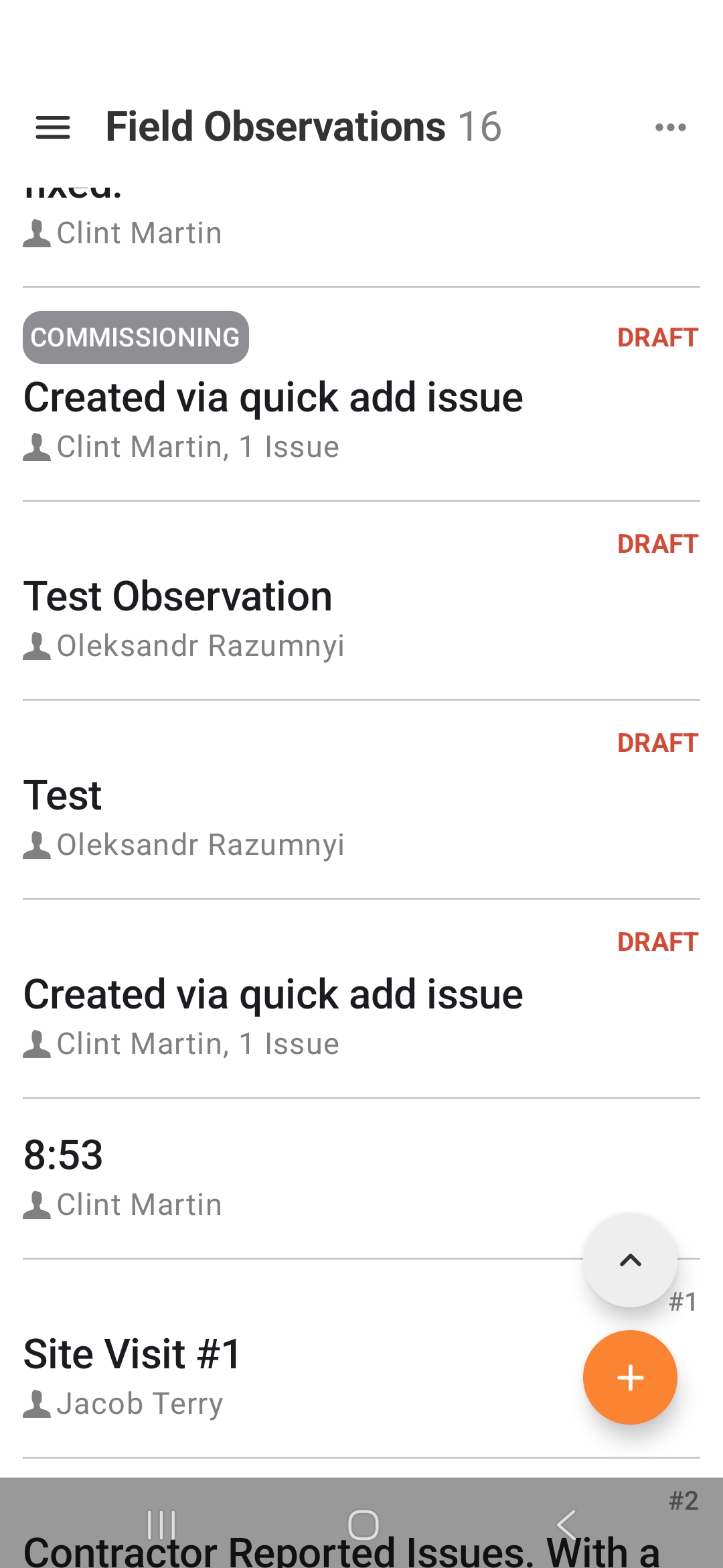 Scroll to Top button