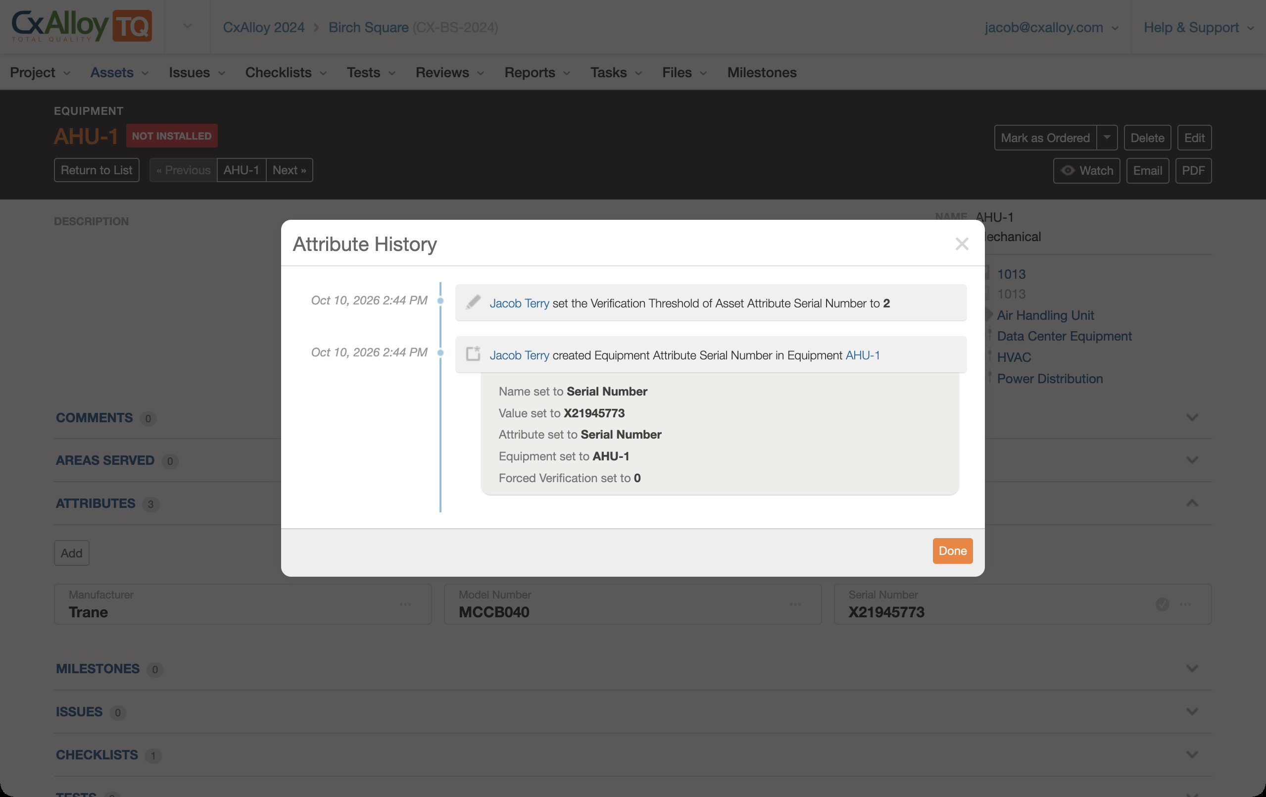 Setting the verification threshold